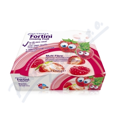 Fortini Creamy Fruit MF červené ovoce 4x100g