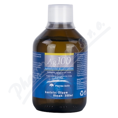 Koloidní stříbro Ag100 25ppm 300ml