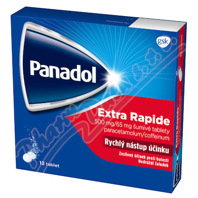 Panadol Extra Rapide 500mg/65mg tbl.eff.12 I