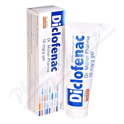 Diclofenac Dr.Müller Pharma 10mg/g gel 120g