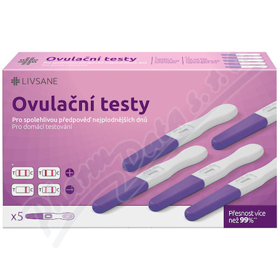 LIVSANE Test ovulační CZ plodné dny 5ks