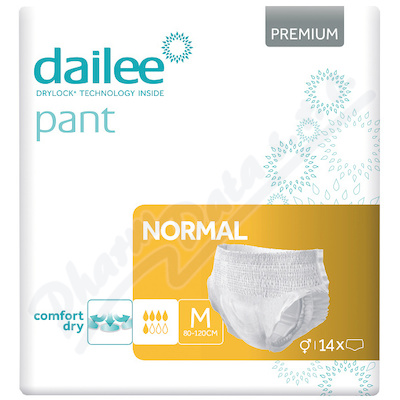 Dailee Pant Premium NORMAL inko.kalhotky M 14ks