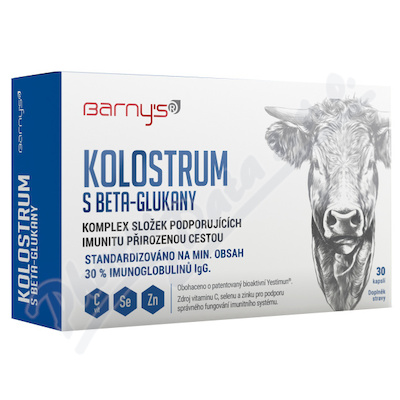 Barnys Kolostrum s beta-glukany cps.30
