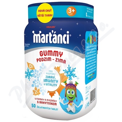 Marťánci Gummy PODZIM-ZIMA tbl.50