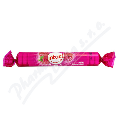Intact hroznový cukr s vitaminem C Malina 40g