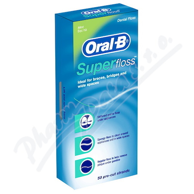 Oral-B dent.nit SuperFloss nastříhané pásky 50m