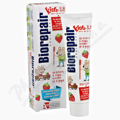 Biorepair Junior 0-6let zubní pasta jahoda 50ml