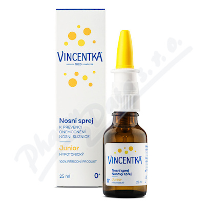 Vincentka nosní sprej JUNIOR hypotonický 25ml