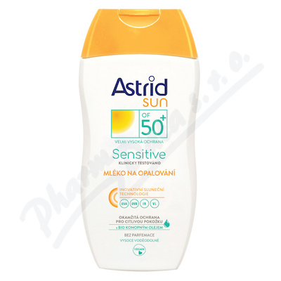 Astrid SUN Sensitive opalovací mléko OF50+ 150ml