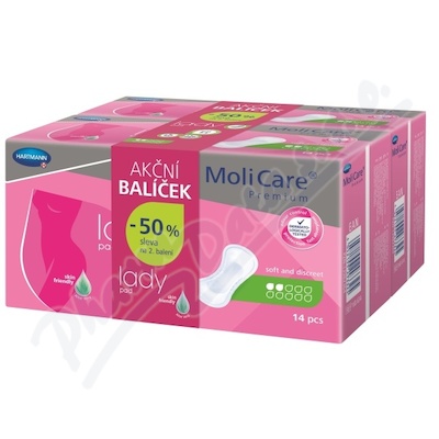 MoliCare Lady Pad inkont.vložky 2k duopack 2x14ks