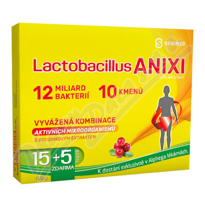 Lactobacillus ANIXI cps.15+5 zdarma