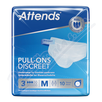 Kalhotky absorpční Attends Pull-Ons Discr.3 M 10ks