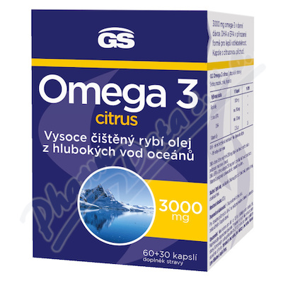 GS Omega 3 Citrus cps.60+30