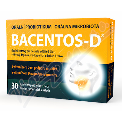 BACENTOS-D orální probiotikum tbl.30