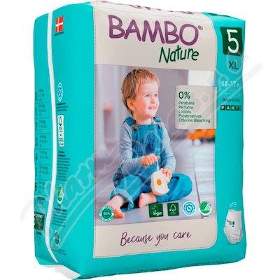 Bambo Nature Pants 5 navl.pl.k.trenin.11-17kg 19ks