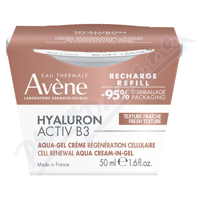 AVENE Hyaluron Activ B3 Aqua gel-krém náplň 50ml
