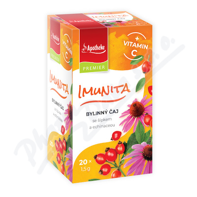 Apotheke Imunita se šípkem a echinac+vit.C 20x1.5g