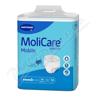 Inko. kalh. natahovací MoliCare Mobile 6k M 14ks