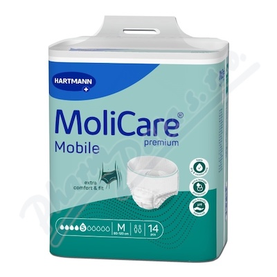 Inko. kalh. natahovací MoliCare Mobile 5k M 14ks