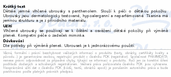 Rybilka Neo s panthenolem děts.jem.vlh.ubrous.72ks