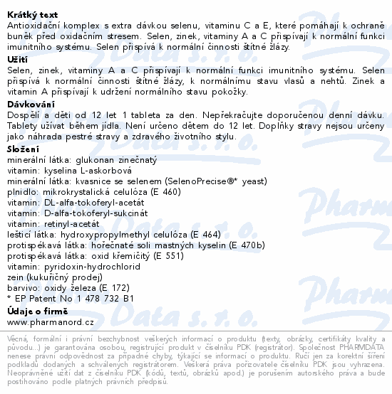 Pharma Nord Bioaktivní Selen+Zinek FORTE tbl.150
