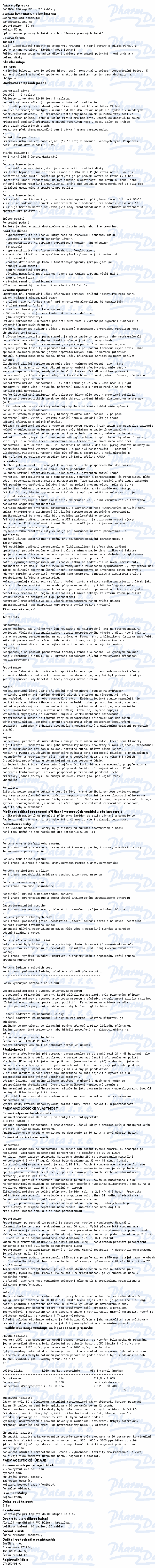 Saridon 250mg/150mg/50mg tbl.nob.20