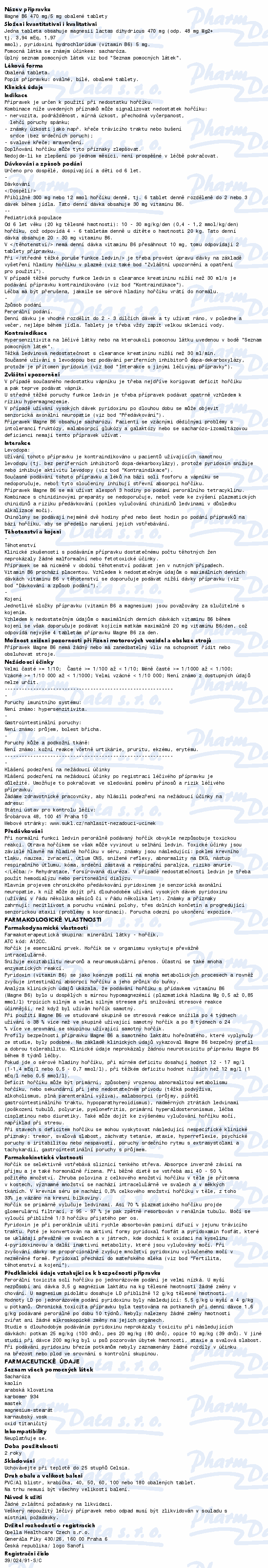 Magne B6 470mg/5mg tbl.obd.100